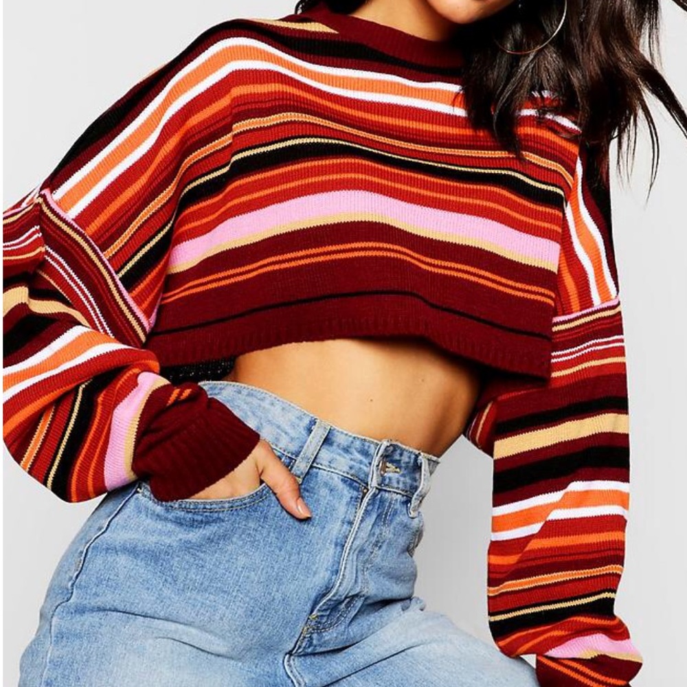 Boohoo cropped sweater